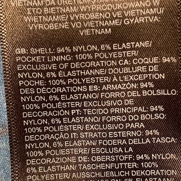 Men's North Face Blue Print Pullover Jacket Size Large - Picture 4 of 4